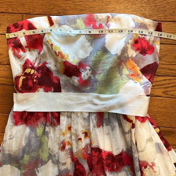 Banana Republic abstract strapless dress 8 - Picture 7 of 12